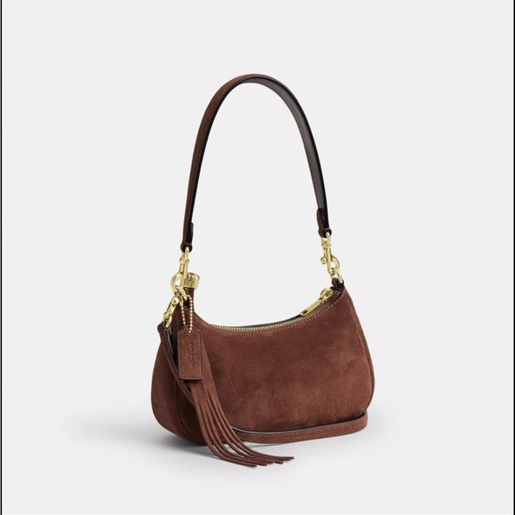 Coach Brown Suede Mimi Terri Shoulder Bag